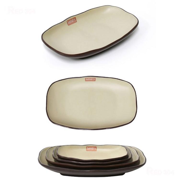 멜라민 한정식 앞접시 찬기 생선구이 김치 반찬 접시 반찬그릇 길이 17.7cm 19.7cm 23.5cm 26.8cm