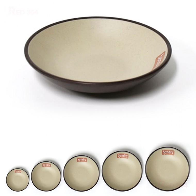 원형 멜라민 한정식 양념 소스 종지 앞접시 개인접시 반찬그릇 지름 7.5cm 9.8cm 12cm 13.9cm 15.4cm