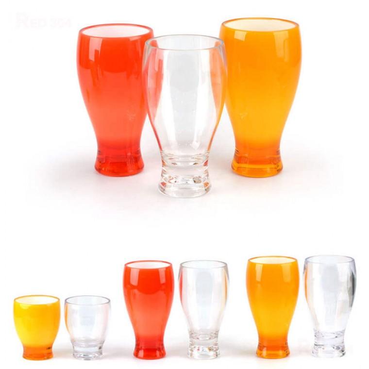 플라스틱 PC 재질 카페컵 주스컵 음료컵 맥주컵 아이스 커피컵 용량 약 350ml 550ml 650ml 색상선택