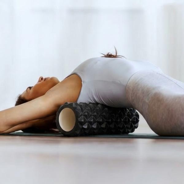 굿라인 돌기 마사지 폼롤러 45cm 블랙