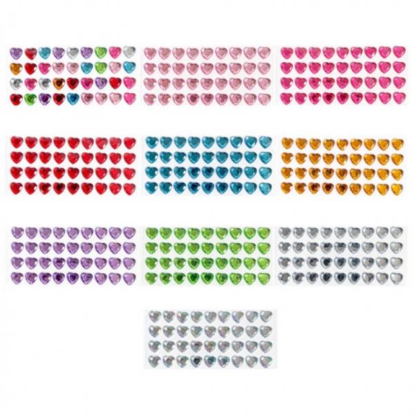 10장세트 큐빅 다이아몬드 스타일 스티커 360pcs