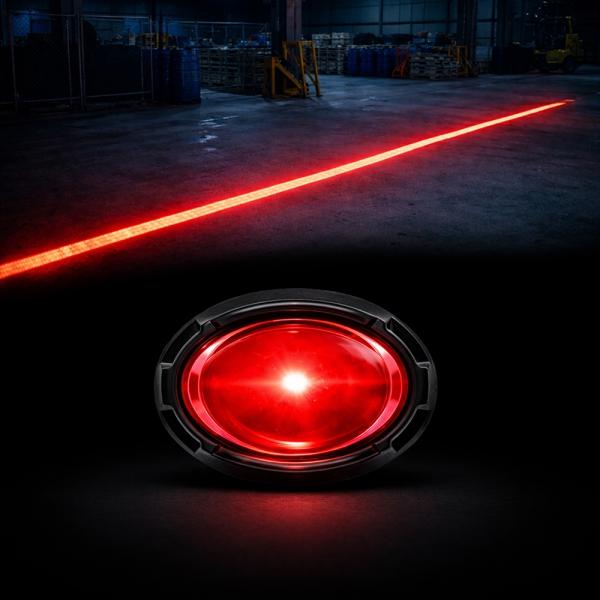 [일시품절 3월 말입고예정]LED 안전라인램프 CC026 RED   화물차 지게차 와이드빔 써치라이트