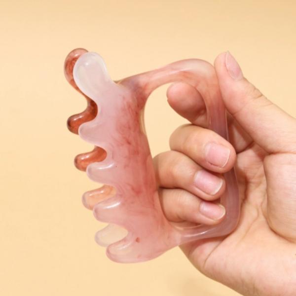 손잡이 괄사 마사지기 승모근 종아리 등 지압