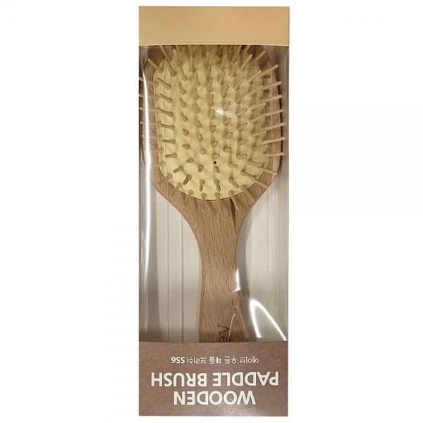 손끝에서 느껴지는 진짜 나무의 감촉 헤어브러쉬 SS6