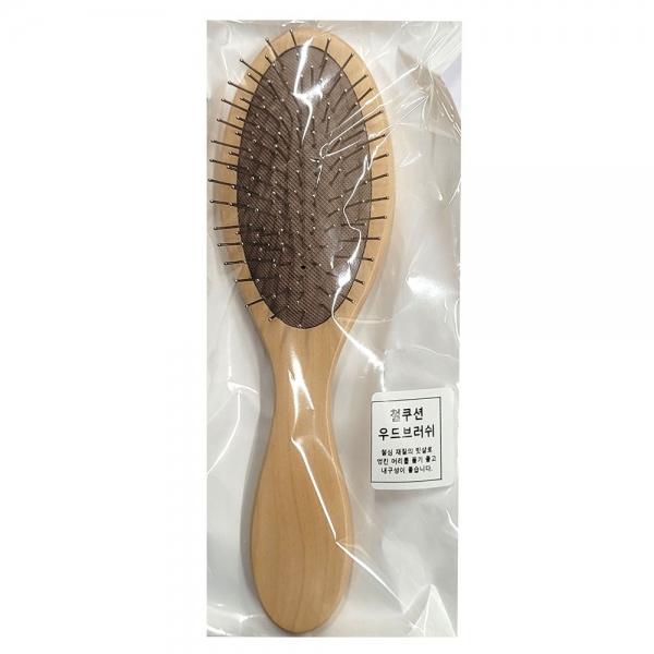 엉킨머리 시원하게 풀려요 원목 철쿠션 헤어브러쉬 대