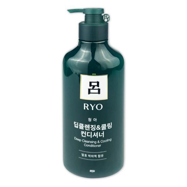 려 청아 딥클렌징 & 쿨링컨디셔너 550ml -TJ 샴푸 린스 트린트먼트 컨디셔너 샤워 목욕 헤어