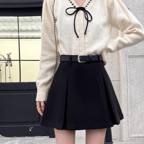 플 하이웨스트  데이트룩 미니스커트 SSH-147