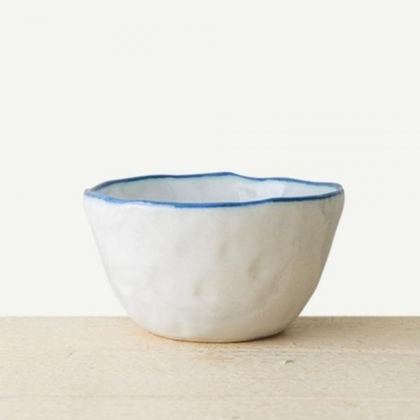 이천도자기 팔레트 화이트 공기 11cm 도자기 식기 그릇 플레이팅