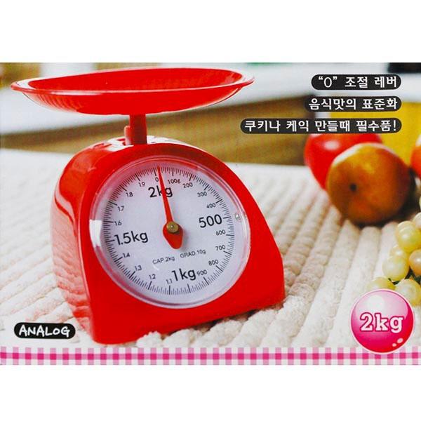심플주방저울 2KG(아날로그)