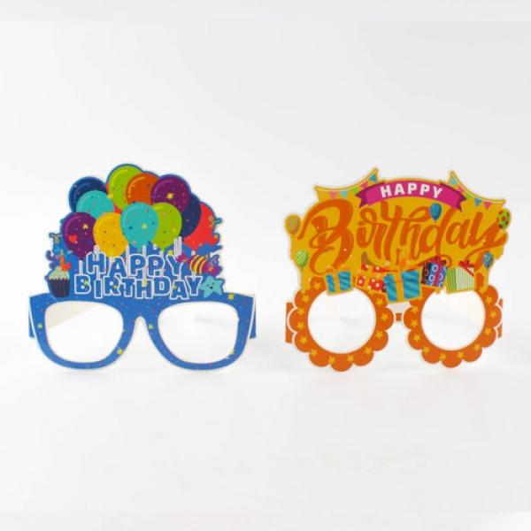 223D] 700 생일축하 종이안경 (12개세트)