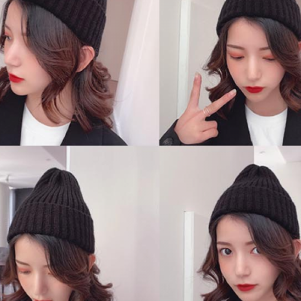 모자 데일리 스타일 멋스럽고 아름다운 비니