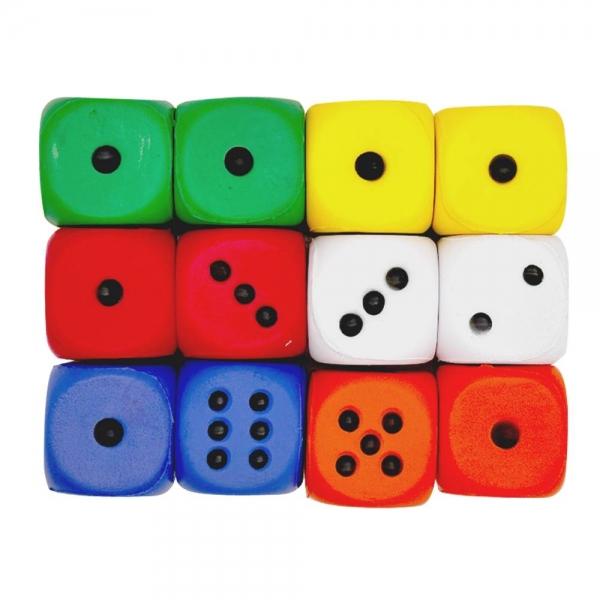 고무스펀지 주사위 4cm (12개입)