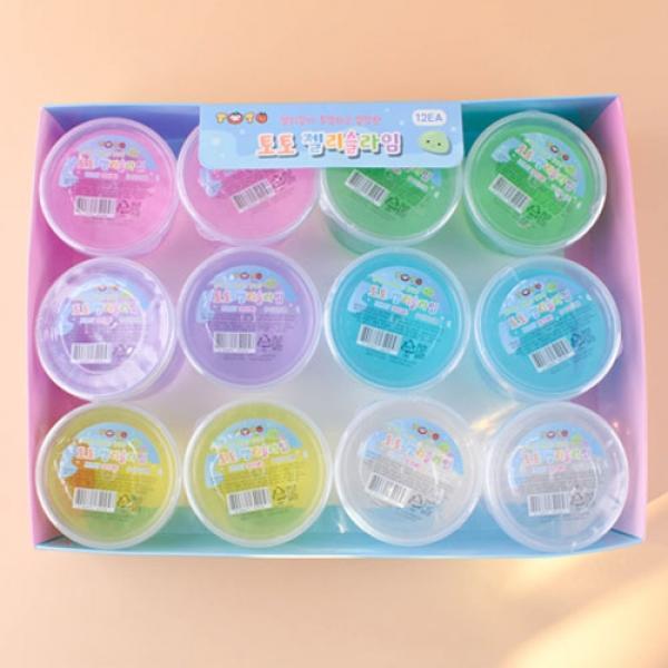 283C] 1000 토토 젤리 슬라임 (12개세트)