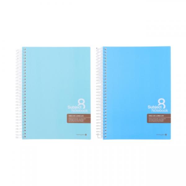 모닝글로리 8000 PP원링노트(16절,좌철)