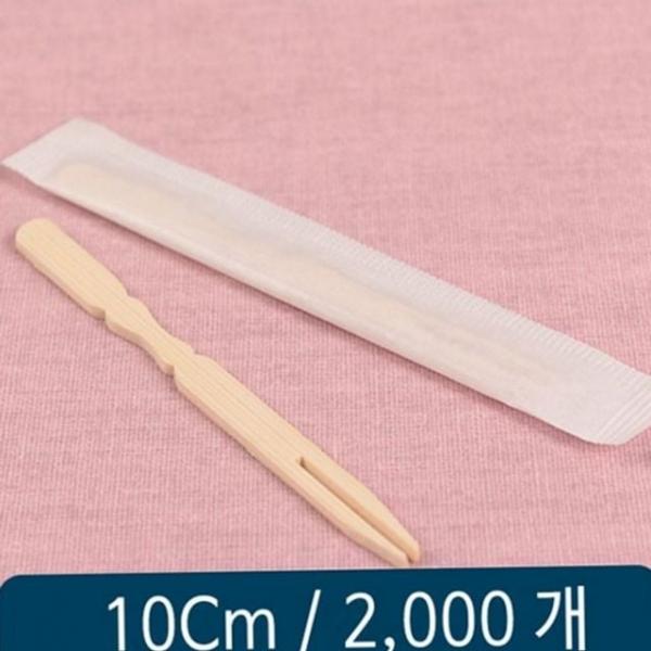 개별포장 일회용 다회용 카페용 커트러리 포크 개별 대나무 테이크아웃