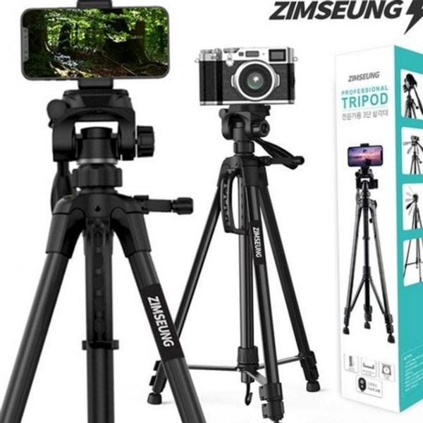 촬영 탈부착퀵슈 3단 스마트폰 전문가용 카메라 여행용 삼각대 휴대용