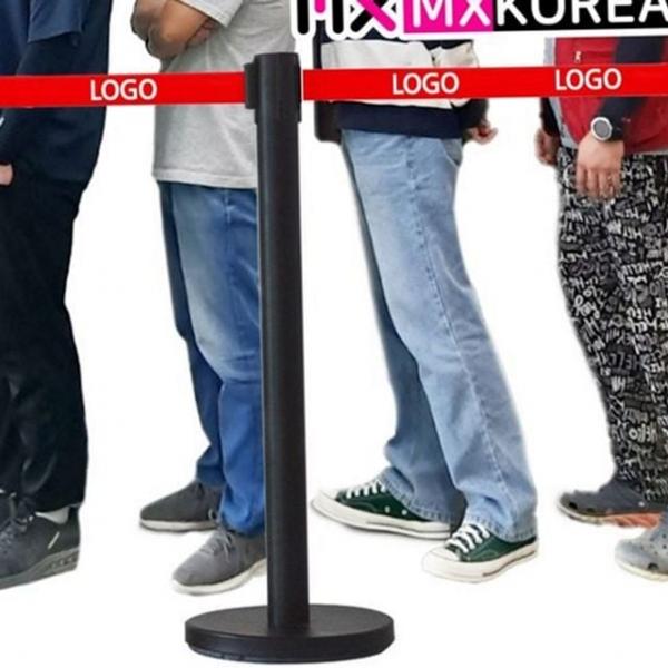 가이드 통제선 스텐레스 업소용 벨트형 차단봉 라인 이동식 벨트