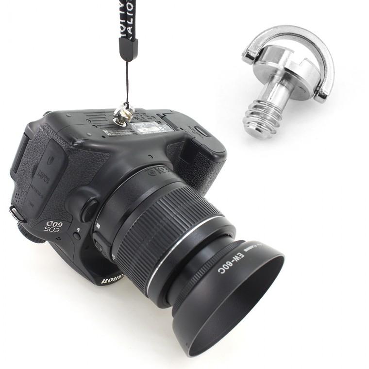 DSLR 카메라 D링 1/4 나사 삼각대 플레이트 촬영장비