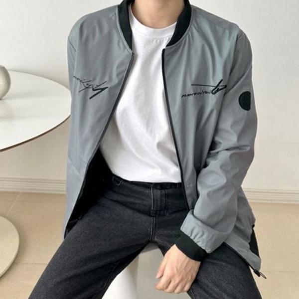 경량 데일리 항공 아우터 블루종 오버핏 점퍼 남성