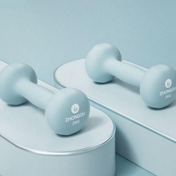 홈트 소프트 덤벨 아령 2kg 웨이트 트레이닝 코팅