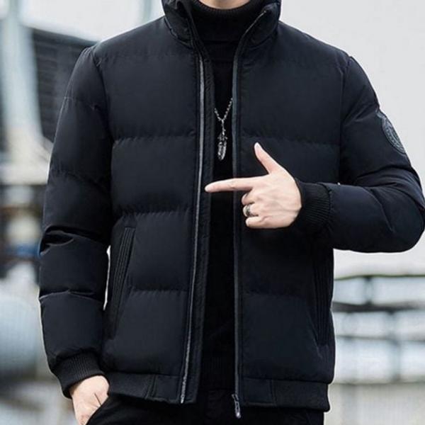 방한 데일리 패딩 짧은 초경량 점퍼 남성 겨울