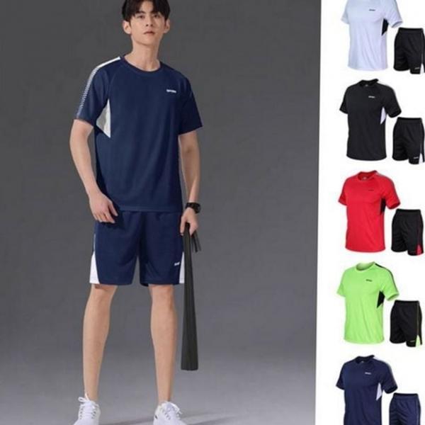 반팔 남성 러닝복 헬스복 스포츠 트레이닝복 속건 여름
