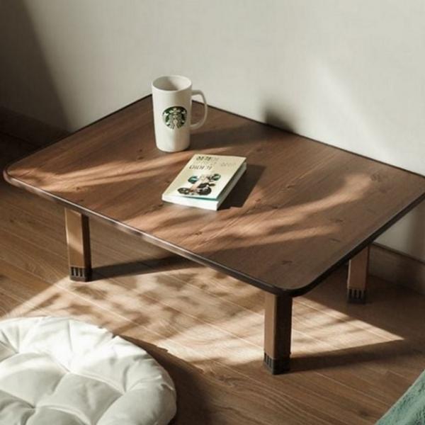 밥상 좌식 테이블 간이 나무 다용도 접이식 공부용