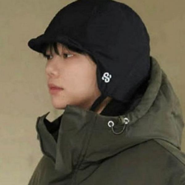 방한 폴리에스터 겨울 모자 남성 파일럿 패딩 귀달이