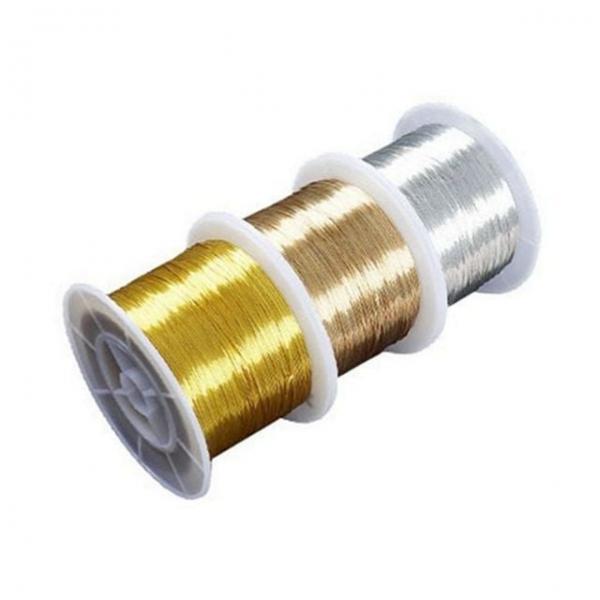 100m 0.5mm 구리 공예용 와인딩 황동선 얇은 선