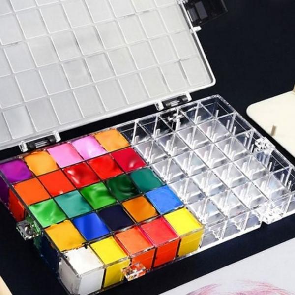 수채화 물감 여행용 케이스 휴대용 전문가용 팔레트 소분