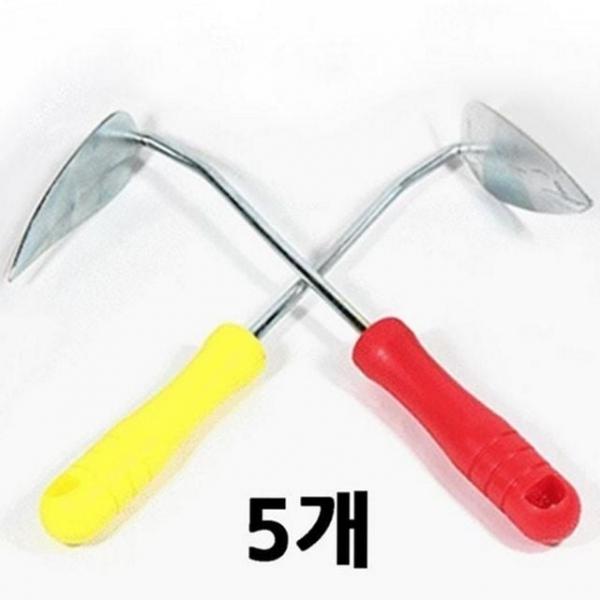 텃밭 철제 호미 다용도 원예용 농기구 모종삽 가드닝