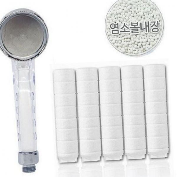 교체 위생 헤드 염소 필터 물줄기 샤워기