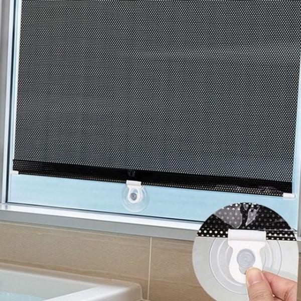 가리개 암막 창문 햇빛 블라인드 셀프 사무실 붙이는 흡착식