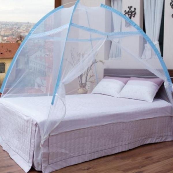 여름 모기장 무설치 돔형 휴대용 접이식 간편 텐트 침대