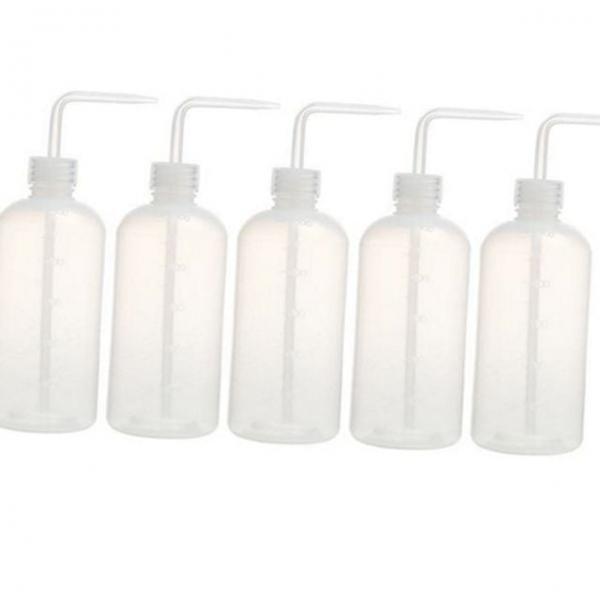 다용도 500ml 세척용 플라스틱 물병 청소용 실험실