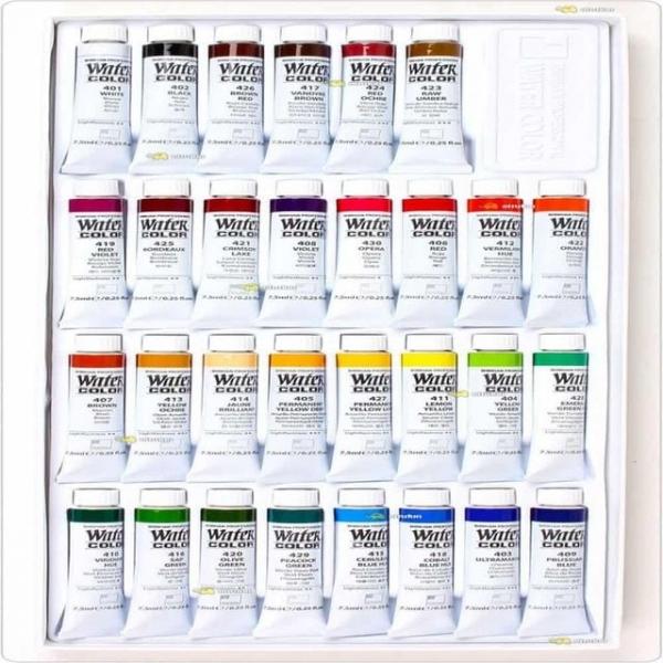 수채화 물감 30색 유아물감 전문가용물감 미술도구
