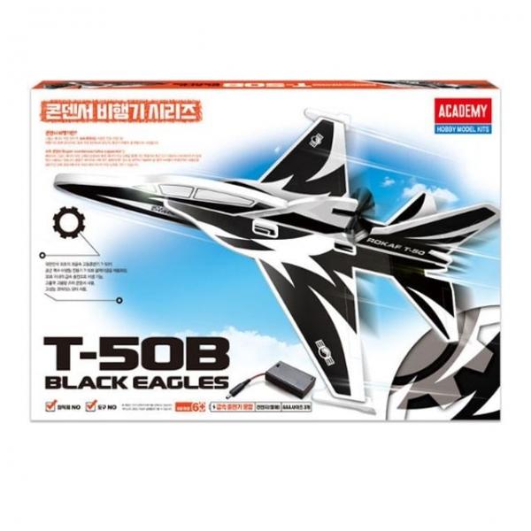 콘덴서 비행기 시리즈 블랙이글 T-508 1P 공작 교재 조립 키트 과학 완구