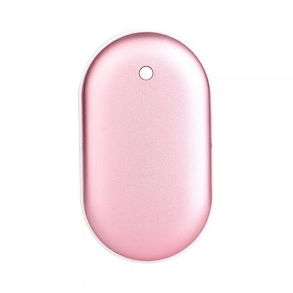 USB 충전식 양면 휴대용 발열 보조배터리 전기 손난로