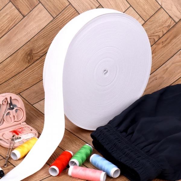 대용량 넓은 고무줄밴드 화이트 4cm x 40m