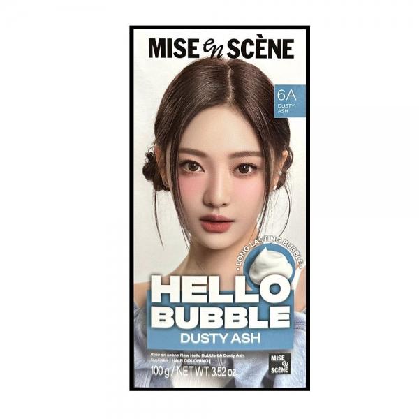 미쟝센 뉴 헬로 버블 거품 염색약 6A 더스티 애쉬