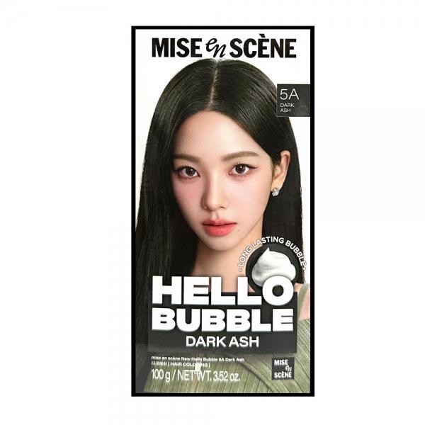 미쟝센 뉴 헬로 버블 거품 염색약 5A 다크 애쉬