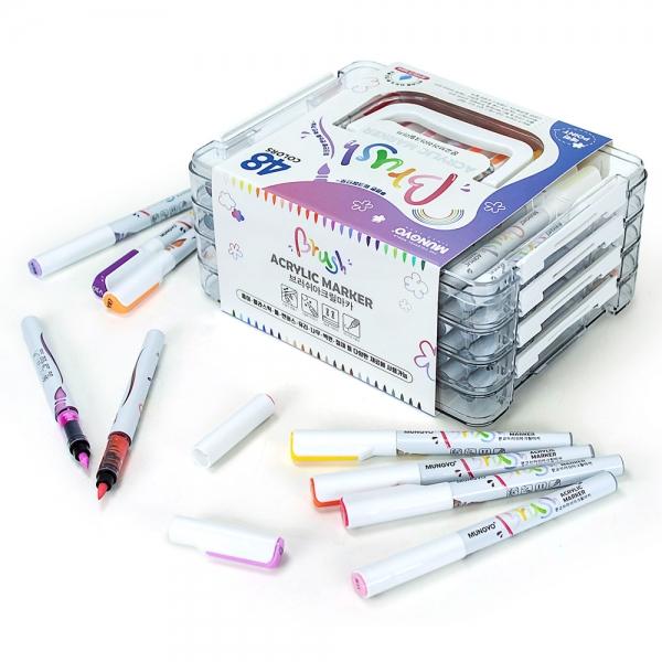 스케치마카 브러쉬아크릴 48색 채색 명암