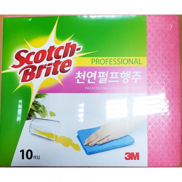 펄프행주(스카치 10P 분홍)X40개
