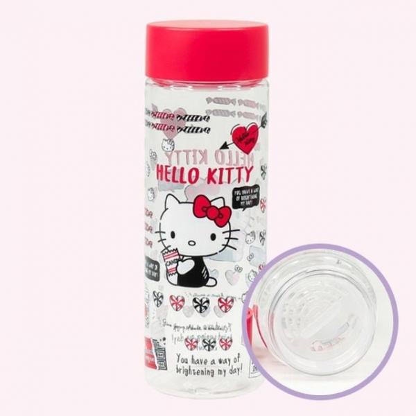 클리어 보틀 500ml 1P 거름망 휴대용 물병 물통 외출 헬스장