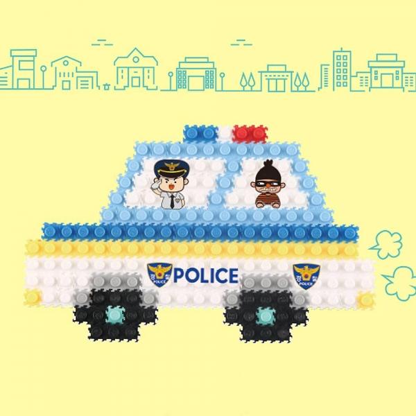 6000 유니블럭 경찰차