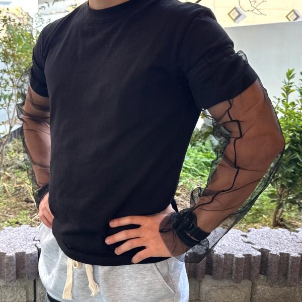 입는 모기장 방충 팔토시 블랙