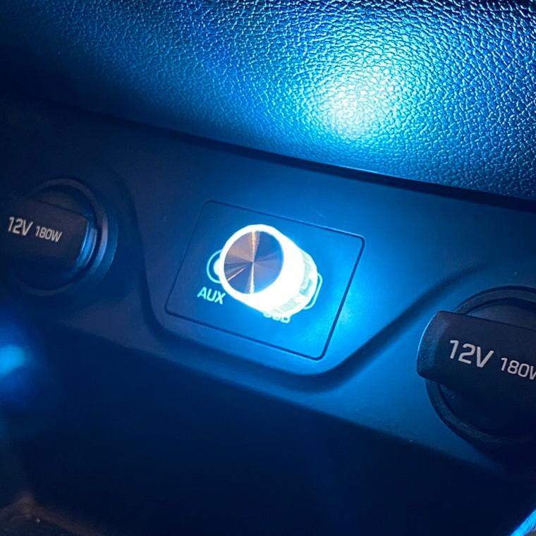 자동차 차량용 LED 미니 USB 무드등 풋등 실내등 조명 스카이