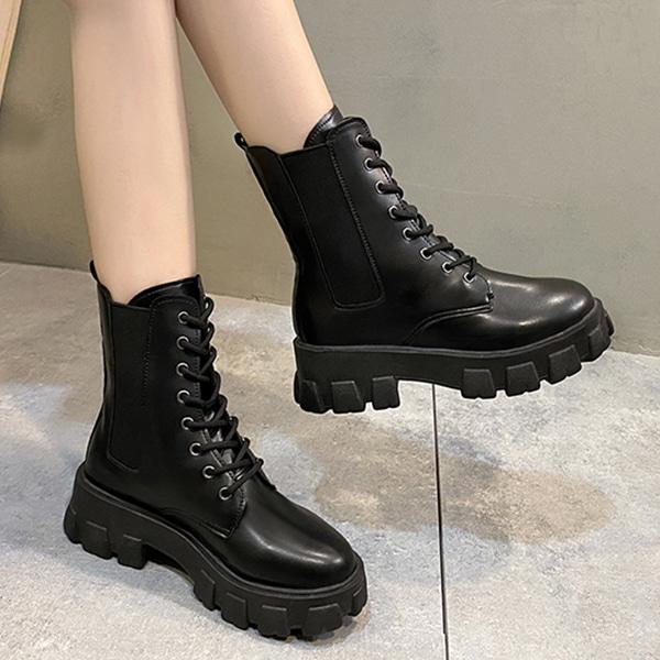 [DD377] LU75 / 빅사이즈 청키솔 워커