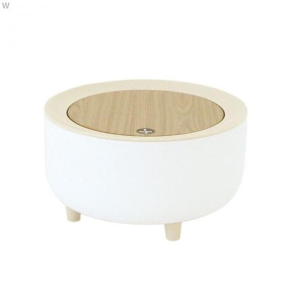 L11427 화이트 우드 휴지통(S)