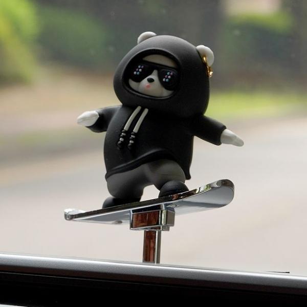 차량 악세사리 인형 장식품 보드곰 C101네비형 블랙